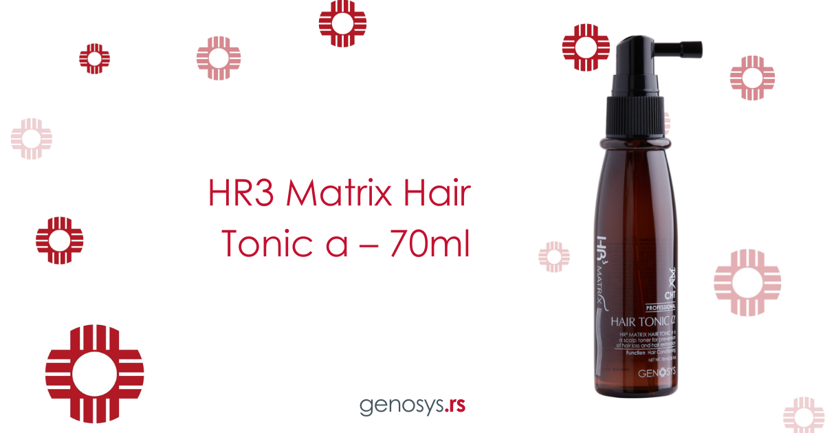 HR3 Matrix Hair Tonic α - 70ml | Genosys Srbija